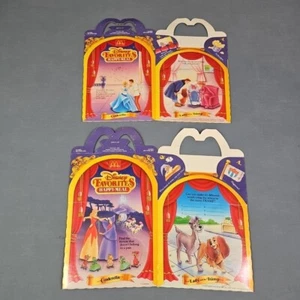 Vintage 1987 McDonalds Happy Meal Box Lot de 2 Disney Favorites Cendrillon Dumbo - Photo 1/2