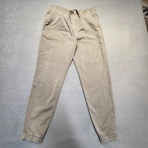American Eagle Pants Mens S Brown Joggers Elastic Waist Drawstring - Picture 1 of 10
