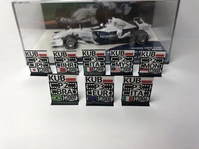 Pitboard 1:43 (Slate F1) / Robert Kubica (Sauber) 2008 /Scegli il tuo preferito! - Immagine 1 di 4
