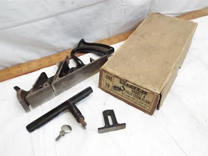 Sargent no. 79 Duplex Rabbet Fillister Plane Vintage Woodworking Tool w/Box - Picture 1 of 7