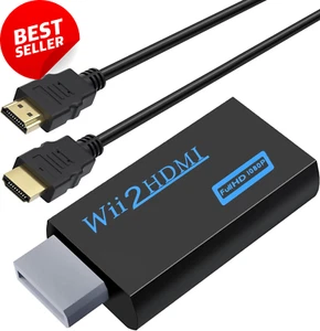 Wii to HDMI Converter Adapter 1080P 720P with Cable for HD Devices - Picture 1 of 12