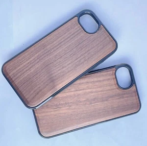 Wooden Case for iPhone 16e (SE 4 2025) Walnut wood Eco protective phone cover - Picture 1 of 5