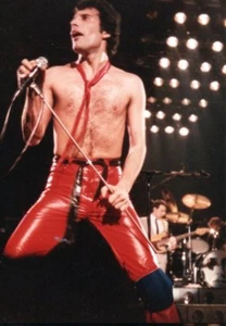 FREDDIE MERCURY PHOTO 1979 GIG IMAGE  QUEEN  EXCLUSIVE IMAGE BIRMINGHAM GIG - Picture 1 of 5