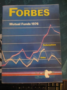 Forbes Magazine August 1976 Mutual Funds Redemptions Sales - Picture 1 of 1