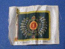 SILK CIGARETTE CARD - Morris - REGIMENTAL COLOURS: 1st Battalion The Durham Ligh