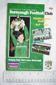 1997 programme Burscough v. Southport, Pre-season friendly - Picture 1 of 1