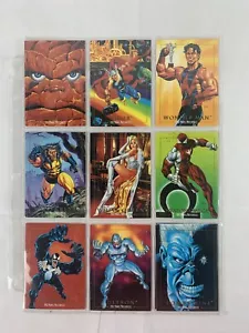 1992 marvel masterpieces Card Lot 10 Cards, White Queen - Picture 1 of 14