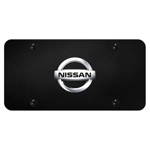 Nissan Logo Stainless Steel License Plate - Picture 1 of 14
