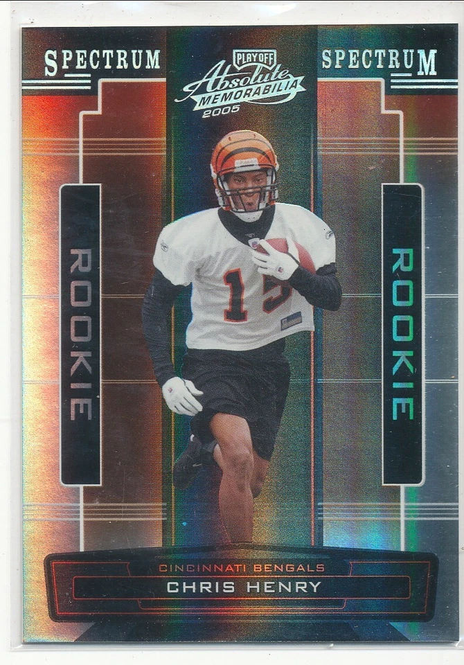 2005 Absolute Chris Henry RC Spectrum Silver /100 - Image 1 of 1