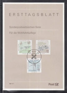DE 90 ) Germany 2 ETB sheets "Windmills and Watermills" 1997 - Picture 1 of 2