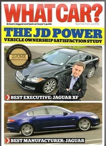 Jaguar XF JD Power Survey Victory 2012-2013 UK Market Foldout Sales Brochure - Picture 1 of 2