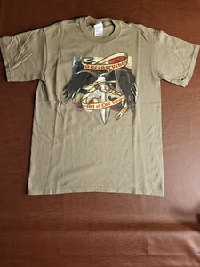T-shirt vintage Queensryche "Art of Live" World Tour 2004 uomo oliva media - Foto 1 di 7