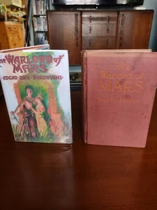WARLORD OF MARS G&D c 1920's HCDJ Edgar Rice Burroughs - Picture 1 of 3