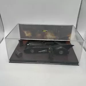 Batman Movie Batmobile With Figure Black 1:43 Scale Eaglemoss - Picture 1 of 6