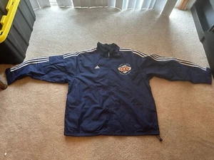 Super Bowl XXXV 2001 Tampa Florida Vintage Adidas Full Zip Windbreaker Jacket XL - Picture 1 of 5
