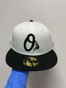 Baltimore Oriole's O's Chrome Black New Era Fitted Herren Hut 2 Tone Rare - Bild 1 von 3
