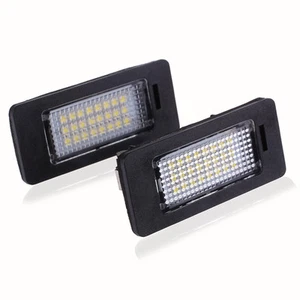 2x For BMW 3 5 Series Canbus LED License Number Plate Light E39 E60 E61 E90 E92 - Picture 1 of 8