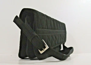 Vera Bradley schwarze gesteppte Umhängetasche Handgelenktasche 3 Taschen Handtasche - Bild 1 von 8