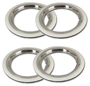 Felgenringe + Weißwandringe 14" passend für Opel Corsa Olympia Rekord Commodore - Bild 1 von 5