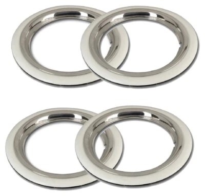 Felgenringe + Weißwandringe 14" passend für Opel Corsa Olympia Rekord Commodore - Bild 1 von 4