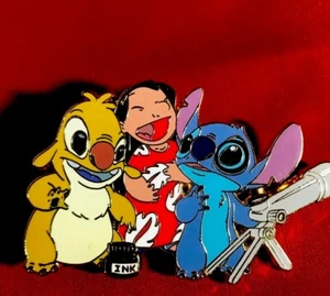 Disney Asta Pesce d'Aprile Lilo, Stitch 625 Spilla - Foto 1 di 2