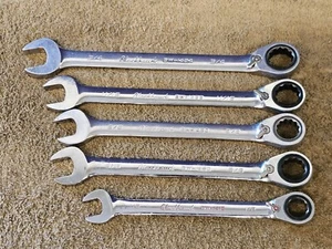 5 Blackhawk BW Ratcheting Ratchet Reversible Wrench Set Sae 3/4 11/16 5/8 1/2" - Picture 1 of 11