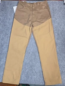 Gamehide Men's Woodsman Faced Cotton Upland Hunting Jean - Dark Brown 40x34 - Picture 1 of 13
