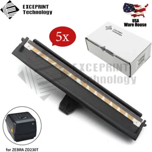 5x Cabezal de impresión EE. UU. 203 dpi para impresora de etiquetas Zebra ZD230T ZD220T P/N P1115690 - Imagen 1 de 5