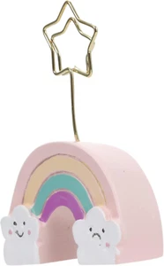 1 X Visitenkartenhalter Aus Draht Tischnummernständer Aus Harz Memohalter Aus Ho - Bild 1 von 9