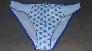 M&S Briefs Thong or Bikini Style 1 Pr Floral 10 12 14 16 Natural BNWT - Picture 1 of 2
