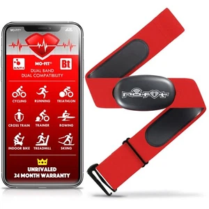 Fascia toracica cardiofrequenzimetro Bluetooth/ANT+ IOS, Android, Peloton (SCATOLA APERTA) - Foto 1 di 7