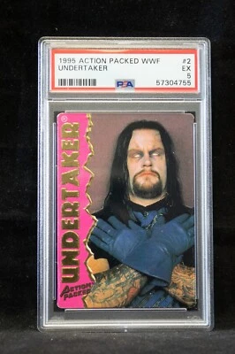 1995 lleno de acción WWF Undertaker #2 PSA 5 WWE Foto 1 de 2