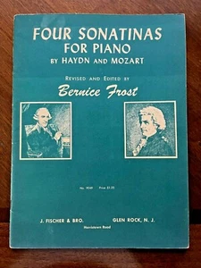 Four Sonatinas for Piano by Haydn and Mozart - Edited by Bernice Frost 1957 - Picture 1 of 4