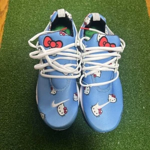 RARE! 8 Hello kitty NIKE collaboration Kawaii light Blue shoes sneakers Unused - Picture 1 of 8