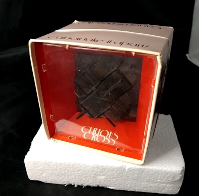 NOS Curious Cross Puzzle Game Mag Nif Inc Game In Box Circa 1971 Skill USA - Image 1 of 4