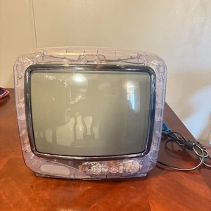 AMDP Transparente CRT Color TV Retro Juegos Vintage Transparente 13CLRAT - Probado - Imagen 1 de 11