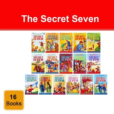 The Secret Seven Complete Collection 16 Books Set by Enid Blyton - Ages 6-9 - PB