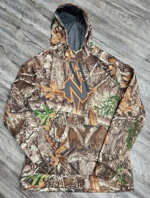 Nomad Hoodie Mens Small Camoflage  Lightweight Sweatshirt Hunting Realtree - Image 1 of 4