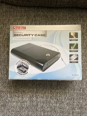 First Alert Portable Lockable Travel Security Case New!! - Image 1 of 4