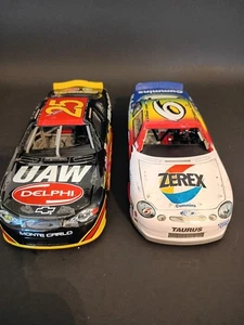 Nascar Die Cast 1/24 Cars For Parts Or Repair Lot Of 2 - Picture 1 of 9