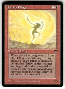 MTG Magic the Gathering Blazing Effigy (134/310) Legends LP - Picture 1 of 2