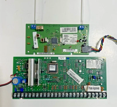 PLACA DE CONTROL HONEYWELL ADEMCO VISTA SECURITY V20P5 v9.12 + RCVR SA5881-6NECRH Foto 1 de 4
