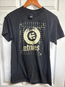 Vintage Etinies T-Shirt Herren Small Schwarz Skateboard Company - Bild 1 von 8