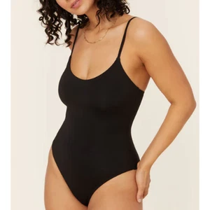 Costume da bagno donna Andie The Amalfi Classic pezzo unico AO001 liscio nero nuovo con etichette taglia L - Foto 1 di 12