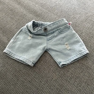 Pantaloncini jeans blu denim Build A Bear Workshop - Foto 1 di 4
