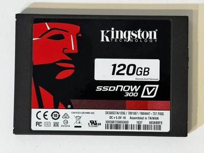 KINGSTON 120GB SOLID STATE DRIVE SSD 2.5 SV300S37A/120G - Image 1 of 3