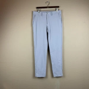 CRZ Yoga Performance Chino Pants Mens 33 X 32 Gray Polyester Spandex - Picture 1 of 11