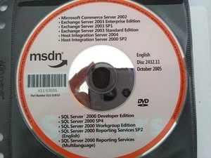 Microsoft Exchange Server 2003 Standard / Enterprise SQL Server 2000 mit Lizenz - Bild 1 von 1