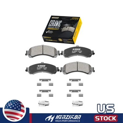 For Chevy Avalanche Silverado 1500 GMC Sierra 1500 Yukon Rear Ceramic Brake Pads - Image 1 of 3