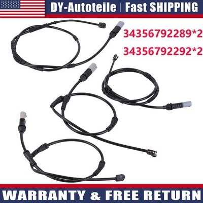 Sensor de desgaste de pastillas de freno delanteras traseras (paquete de 4) para BMW 328i xDrive 330i 320i 335i M4 Foto 1 de 4